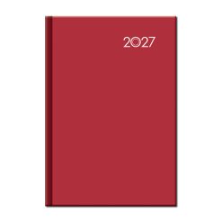 Týždenný diár A5 FALCON červený 2027