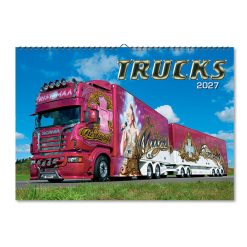 Nástenný kalendár Trucks 2027